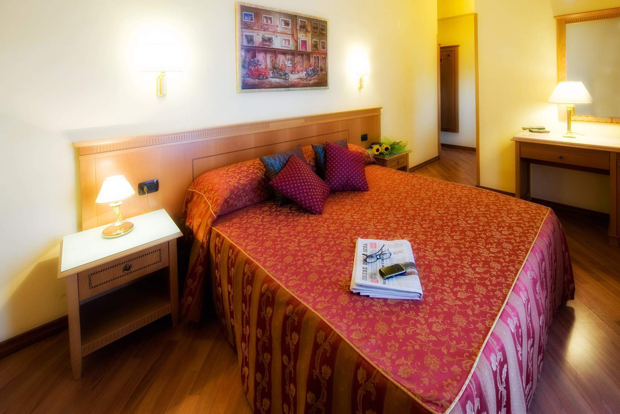 רומא Hotel Bright מראה חיצוני תמונה